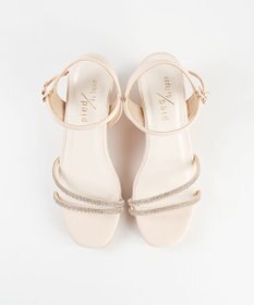 BONTRE 【pied du lapan/ピエドラパン】ビジューベルトウエッジサンダル/50756ZI