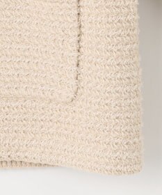 自由区 ツイードライクニット カーディガン