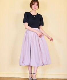 Feroux チュールレイヤード バルーンスカート