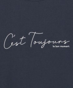 ANY SIS 【美人百花6月号掲載】フレンチスリーブロゴ Tシャツ