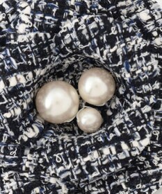 組曲 ツイードパールコサージュ