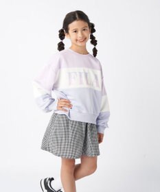 OP／FILA 【FILA】パステルカラークルーネックスウェット/キッズ