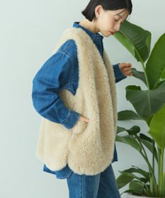 AMERICAN HOLIC 【選べる丈】ベア風ファーベスト