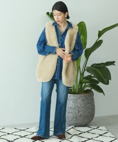 AMERICAN HOLIC 【選べる丈】ベア風ファーベスト