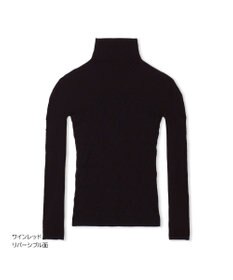 Chacott 【ノーソーイングニット】リバーシブルハイネックトップ