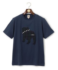 J.PRESS MEN 【UNISEX】ファブリックワッペンブルドックTシャツ