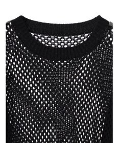 Green Parks ラインメッシュニットプルオーバー