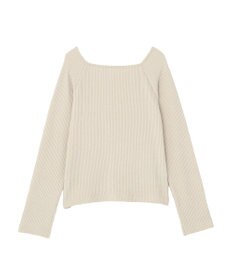 earth music&ecology 【予約】アシメ釦ツイストテレコカットソー