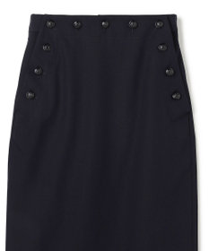 BEIGE， LAZUL / マリンボタンIラインスカート