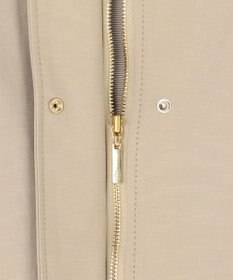 自由区 S コットンナイロンタッサースタンドカラー コート