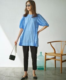 組曲 【接触冷感・吸湿冷感・UVカット】スタイルアップジャージー パンツ