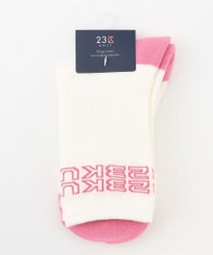 23区GOLF 【WOMEN】配色 17センチ丈 ソックス