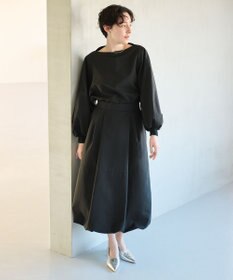 #Newans 【撥水】ボートネックリラクシーシャツ