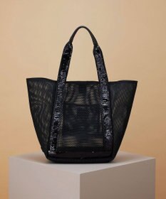 TOPKAPI 【TREASURE TOPKAPI】スパンコール ハンドル メッシュ トート バッグ