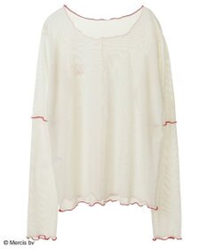 Green Parks Ｍｉｆｆｙ／シアー配色プルオーバー