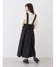 earth music&ecology Ｖネック切替ジャンスカ