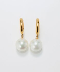 Phoebe 〈金属アレルギー対応〉カルチャードパールフープピアス/ステンレス/大ぶり/存在感◎/主役級