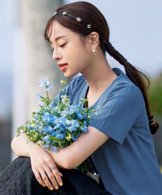 Tiaclasse ビジュー付きカチューシャ