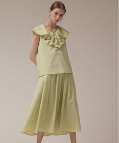 GRACE CONTINENTAL フレアタックスカート