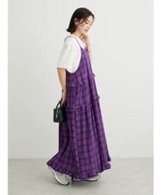 Green Parks ・Ｐｅｔｉｔ　Ｆｌｅｕｒ　フリルティアードキャミワンピ