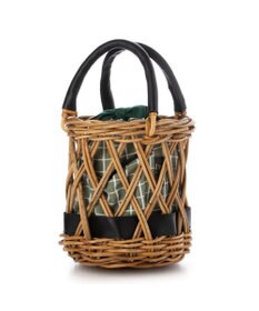 UNBILLION ペルケ perche / 透かし網姫路レザー2WAYかごバッグ