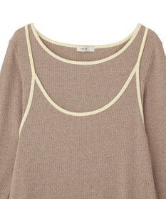 earth music&ecology 【2点SET】レイヤードバイカラーカットワンピース