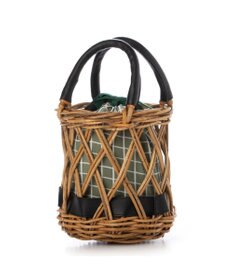 UNBILLION ペルケ perche / 透かし網姫路レザー2WAYかごバッグ