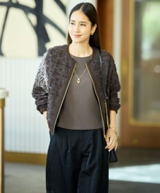 自由区 S 【SHIHOさん着用・展示会人気No.1・こだわり素材】テープエンブロイダリー ブルゾン