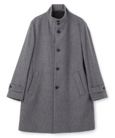 JOSEPH HOMME 【新素材】ライトウールシャギー　スタンドカラーシングルブレストコート