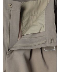 CRAFT STANDARD BOUTIQUE ポリエステルツイルベルテッドパンツ