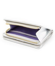 LANVIN en Bleu ペティアン Lファスナー二つ折り財布