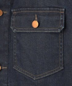 JOSEPH ABBOUD 【軽量/ストレッチ/JAPANファブリック/きれいめ】コーテッドストレッチデニム ジャケット