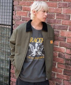 WEGO 【ユニセックス着用ITEM/MLサイズ展開】ワーカーズキルティングZIPジャケット