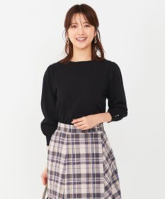 ANY SIS 【洗える】パフスリーブ ニット