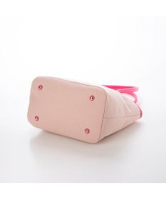 UNBILLION ペルケ perche / キャンバス・蛍光シープレザートートバッグ