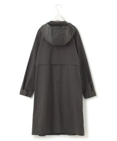 ICB 【撥水加工】 メモリーストレッチタフタ フーデットコート