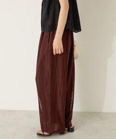 AMERICAN HOLIC 幾何学レースイージーパンツ