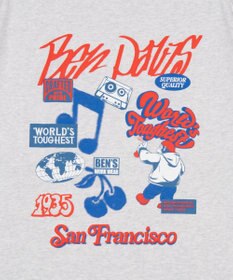 WEGO 【SMLサイズ展開】別注BENDAVISグラフィックT（SS）