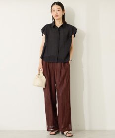 AMERICAN HOLIC 幾何学レースイージーパンツ