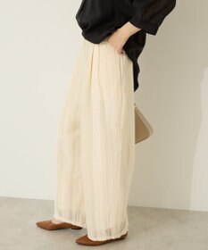 AMERICAN HOLIC 幾何学レースイージーパンツ