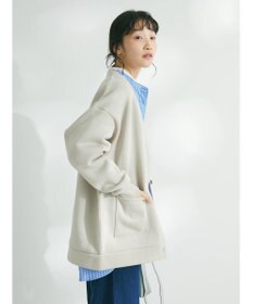 CRAFT STANDARD BOUTIQUE ニットフリースＶネックカーディガン
