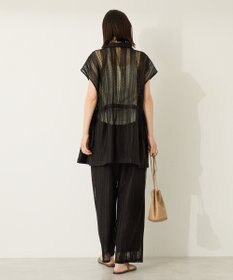 AMERICAN HOLIC 幾何学レースイージーパンツ