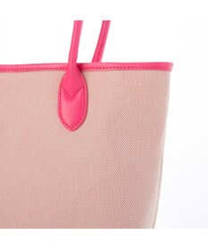 UNBILLION ペルケ perche / キャンバス・蛍光シープレザートートバッグ