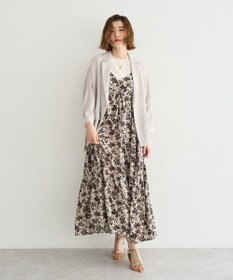 YECCA VECCA アートプリントキャミワンピース