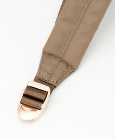 LA BAGAGERIE チャーム付き　ナイロンスクエアリュック