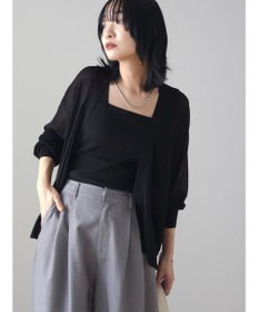 Green Parks 接触冷感　推しニット　ゆったりカーディガン