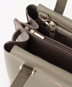 LA BAGAGERIE コンビカラー2WAYミニトートバッグ