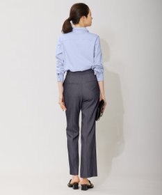 ICB L 【洗える】 コンパクトスムース シャツカラーカットソー