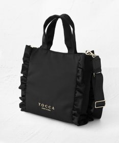 TOCCA 【美人百花掲載】【一部カラー撥水】TRIM WAVES MINITOTE ミニトートバッグ