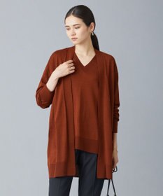 ICB 【洗える】 コンパクトウール カーディガン